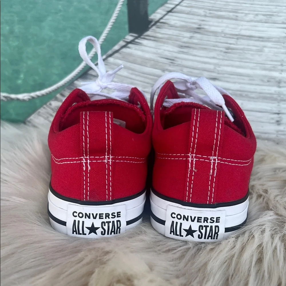 Women’s Converse Classic Red Canvas Sneakers - Picture 4 of 12